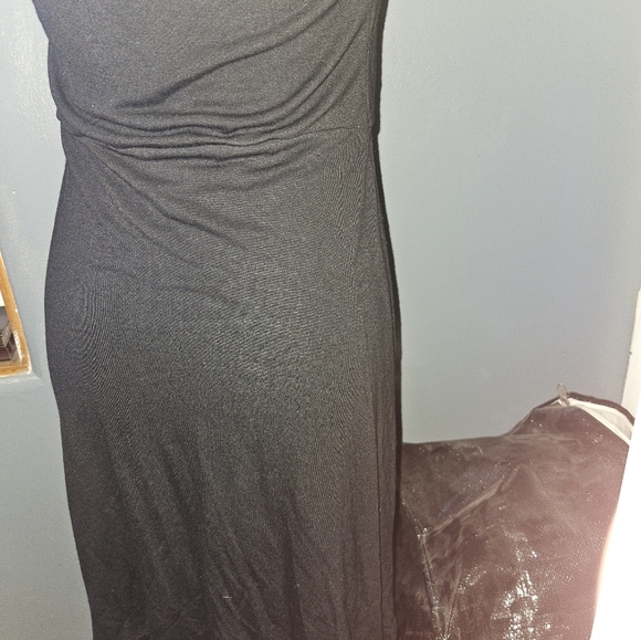 H & M Womans Black Spaghetti Strap Dress Size L - Picture 7 of 11